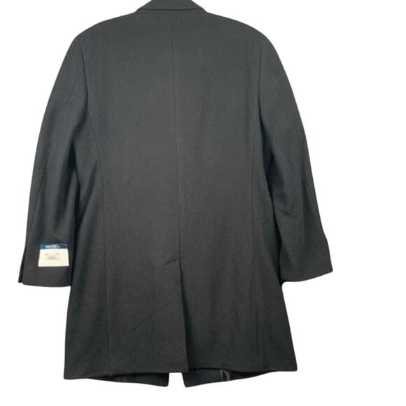 Nautica Men's Barge Classic Fit Wool/Cashmere Blend Solid Overcoat Size S38 - Picture 5 of 5